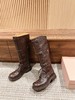 缪缪 秋冬走秀款 机车风复古长靴 酷飒酷飒的（ZX*DBG） 商品缩略图2