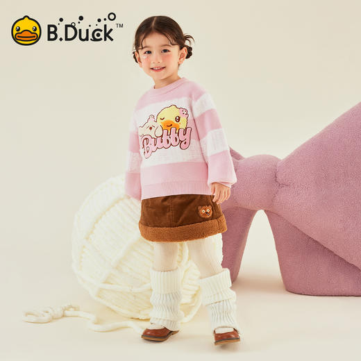 B.Duck小黄鸭童装冬季套头针织衫90-130 FF5612053 商品图1