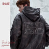 BJHG不计后果做旧PU皮飞行夹克棉服男款秋冬季复古连帽机能风外套 商品缩略图1