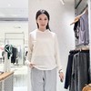 2楼素然羊毛罗纹带帽长袖T恤1350 商品缩略图1