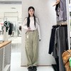 2楼素然粗条灯芯绒直筒裤1850 商品缩略图3