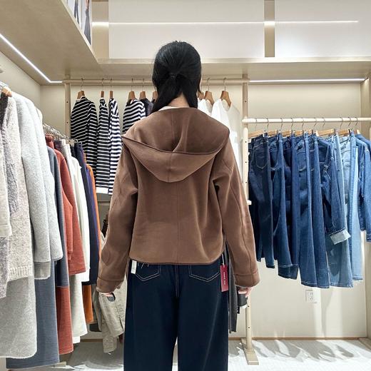 2楼素然双面摇粒绒带帽外套1450 商品图2