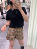 巴宝莉 25早春黑边格纹短裤（ZY*TM） 商品缩略图5