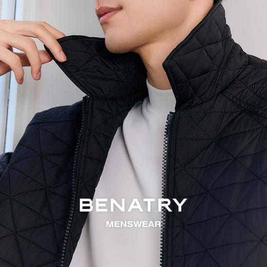 贝纳川冬季翻领轻薄羽绒服ECT405007 商品图3