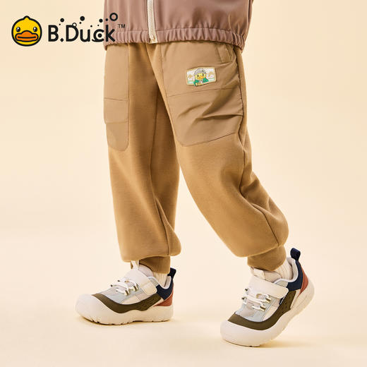 【抗菌加绒】B.Duck小黄鸭童装冬季针织长裤105-150 BF5673022 商品图1
