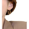 R1630/1760高级感美拉德虎眼石耳扣轻奢高级感小众圈圈耳饰网红拼接复古耳饰 商品缩略图4
