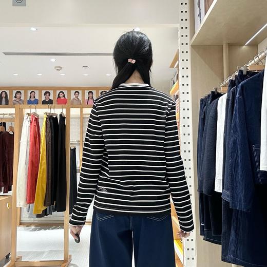 2楼素然K0253TS08环保棉罗纹内搭小立领T恤995 商品图2