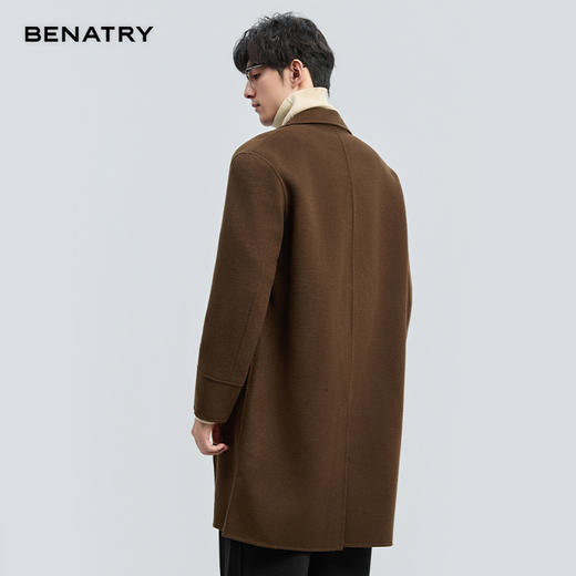 贝纳川冬季中长款羊毛大衣ECT428002 商品图3