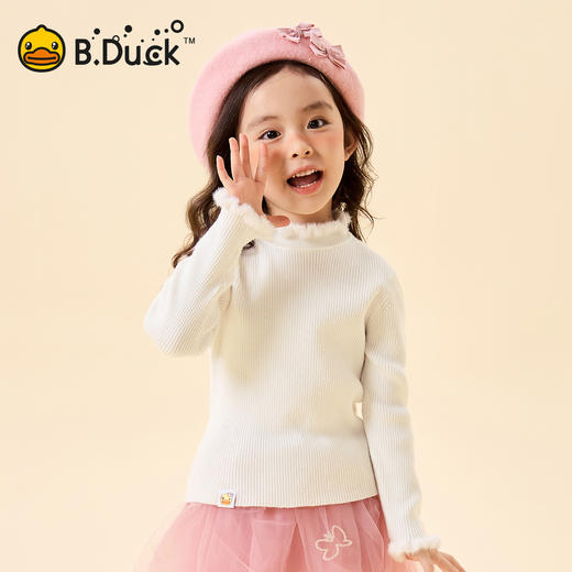 B.Duck小黄鸭童装冬季套头针织衫105-150 FF5612031 商品图0