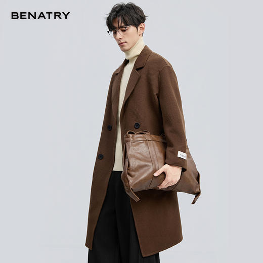 贝纳川冬季长款羊毛大衣ECT428001 商品图2