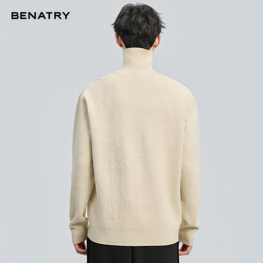 贝纳川肌理感高领毛衣ECT416002 商品图5
