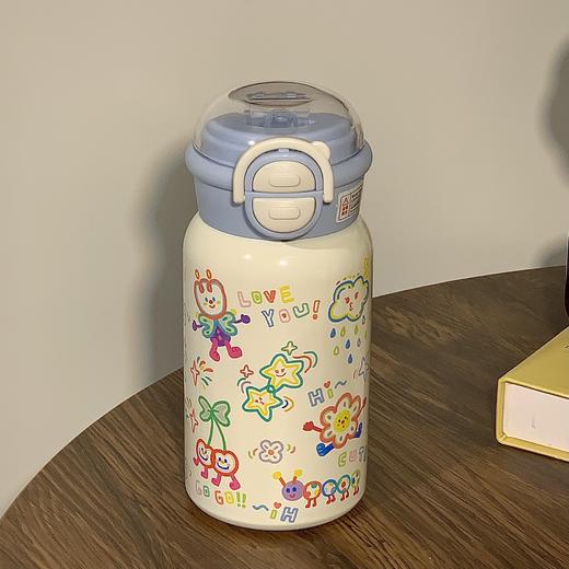 新款水杯保冷便携保温杯 ins女生高颜值双饮316不锈钢大容量学生杯，316不锈钢双饮设计，ins风少女必备💖大容量轻便随行 商品图6