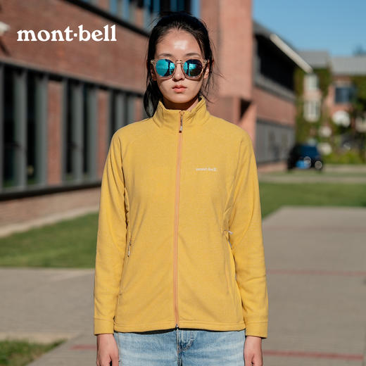 Montbell抓绒外套女款秋冬户外保暖抓绒内胆简约夹克修身显瘦内搭 商品图1