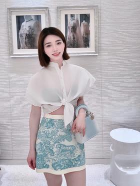 迪奥度假系列动物丛林短裙（ZY*TM）