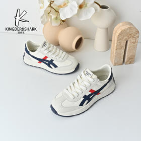 经典鲨2025年秋季专柜新款韩版时尚拼色男士运动休闲鞋德训鞋KF18-533081