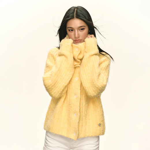 Ariseism 美式复古设计感宽松开衫毛衣外套女秋季新款上衣 商品图1