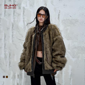 BJHG不计后果双面穿夹克棉服男女同款2025新款设计感情侣棉衣外套