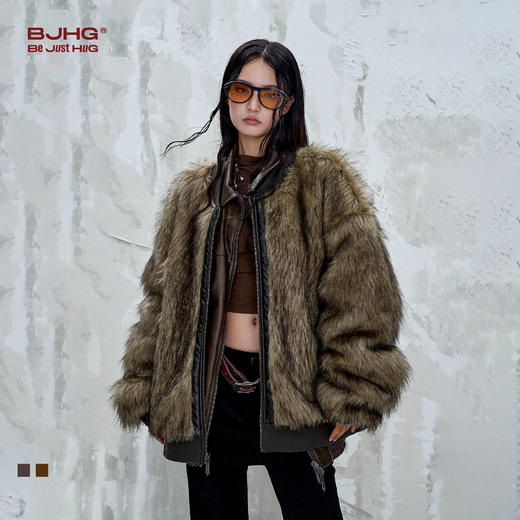 BJHG不计后果双面穿夹克棉服男女同款2025新款设计感情侣棉衣外套 商品图0