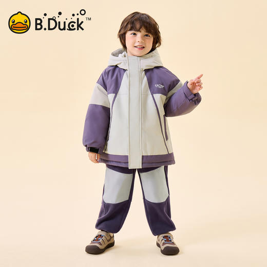 【加绒】B.Duck小黄鸭童装冬季针织长裤105-150 BF5673023 商品图1