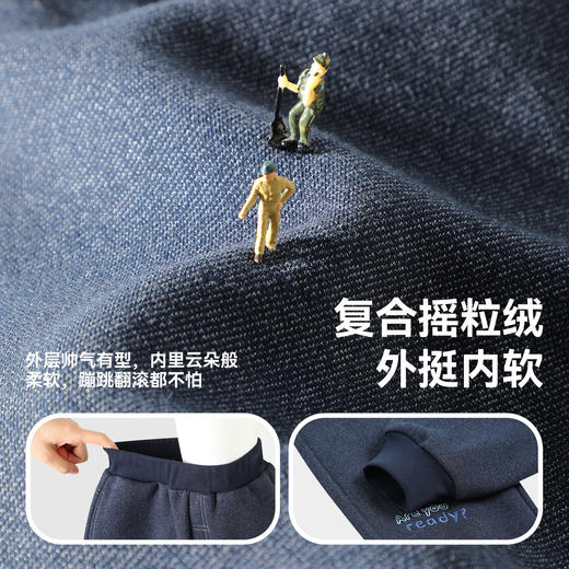 【加绒】B.Duck小黄鸭童装冬季针织长裤90-130 BF5673066 商品图2