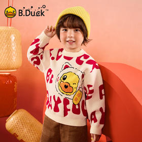 B.Duck小黄鸭童装冬季套头针织衫105-150 BF5612006