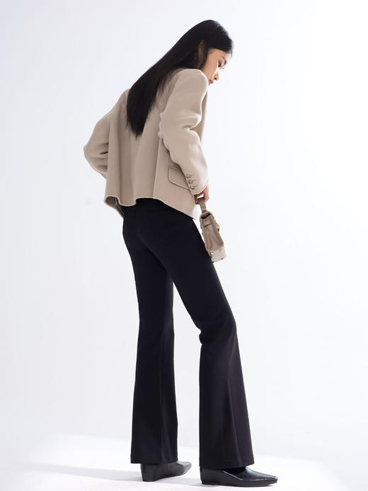 「VIP国庆福利 性价比超高！」秋冬新款高腰收腹魔术裤2025秋季时尚百搭显瘦微喇裤外穿打底裤小黑裤60959（付款七天内发货） 商品图5