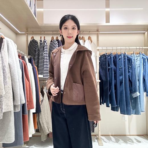 2楼素然双面摇粒绒带帽外套1450 商品图1