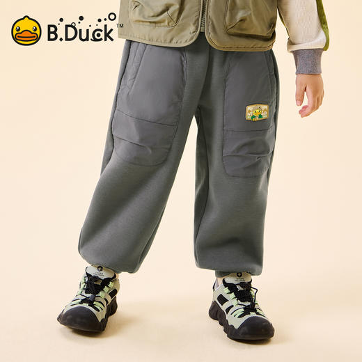 【抗菌加绒】B.Duck小黄鸭童装冬季针织长裤105-150 BF5673022 商品图0