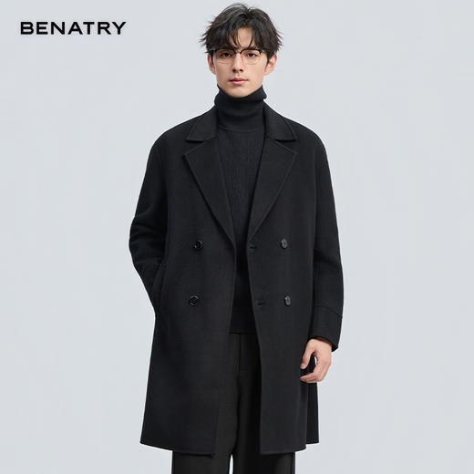 贝纳川冬季中长款羊毛大衣ECT428002 商品图4