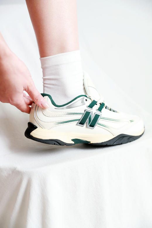 复古联名慢跑鞋，清柠绿+明黄+金属银。山系户外缓震跑鞋C100768 商品图10