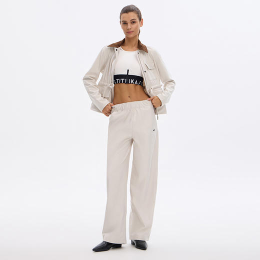 TITIKA户外守护防风弯刀裤秋冬加绒阔腿裤跑步运动长裤11235 商品图3