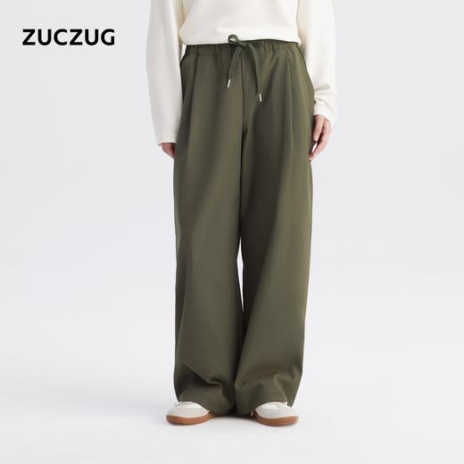 2楼素然Z0253PA05弹力拼接锥裤1650 商品图0