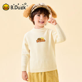 B.Duck小黄鸭童装冬季套头针织衫105-150 BF5612011