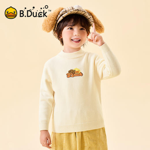 B.Duck小黄鸭童装冬季套头针织衫105-150 BF5612011 商品图0