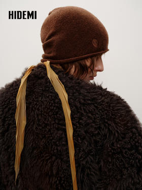 HIDEMI 美利奴羊毛套头针织帽