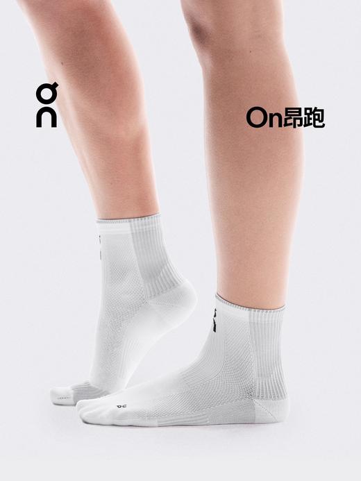 软支撑跑步袜子，公司货渠道。缓震透气舒适中帮字母袜子C100760 商品图6