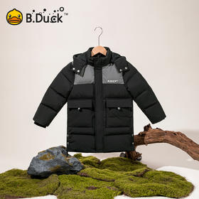 【鹅绒服】B.Duck小黄鸭童装冬季中长款鹅绒110-165 BF5616901