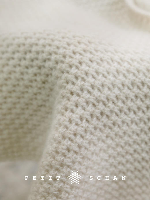 PETIT SCHAN小闪 ACC#042 Dreamcatcher 捕梦网 纯羊绒挑孔针织三角巾/披肩围巾 商品图3