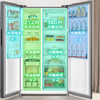 美的（Midea）572升 对开 家用电冰箱 一级能效 双变频 PT离子净化  风冷无霜BCD-572WKPM(Q)炭灰-浮光 商品缩略图2