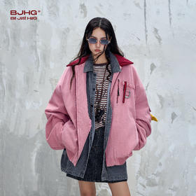 BJHG不计后果飞行夹克棉服男款冬季新款潮牌情侣工装外套防寒服女