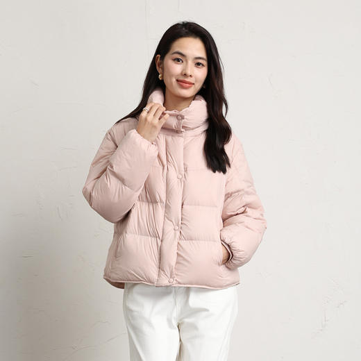 「高货kbnq」全新升级【铂金会员560/天猫759/差价199】(12426)洛诗琳连帽白鸭绒羽绒服2025冬季新款泡芙加厚保暖外套 商品图0