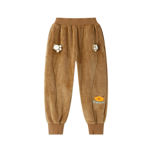 【加绒】B.Duck小黄鸭童装冬季休闲长裤90-130 BF5672002 商品图3