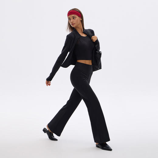 TITIKA立领拉链修身外套户外紧身短款健身跑步长袖上衣31226 商品图3