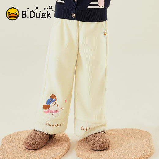 【加绒】B.Duck小黄鸭童装冬季休闲长裤90-130 FF5672050 商品图0