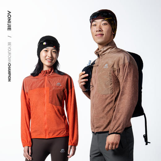 奥尼捷P绒立领夹克超轻保暖透气夹克易打理耐造户外运动外套夹克F5241 商品图3