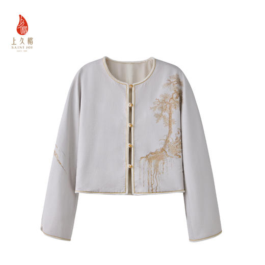 SAINTJOY/上久楷 宋锦外套 椿萱图CY1025206021 商品图1