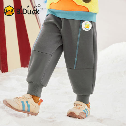 【抗菌加绒】B.Duck小黄鸭童装冬季针织长裤90-130 BF5673062 商品图0