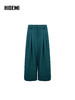 HIDEMI 进口绵羊毛宽边卷边加厚阔腿九分裤靴裤 宝石蓝 商品缩略图13