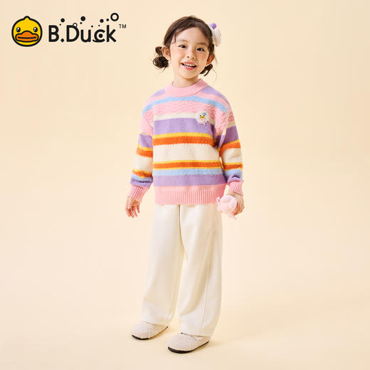 B.Duck小黄鸭童装冬季套头针织衫105-150 FF5612013 商品图1