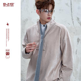 BJHG不计后果雪尼尔polo衫卫衣男款秋冬美式基础休闲打底衫上衣女